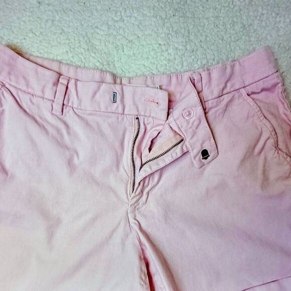 L.O.G.G. Label of Graded Goods H&M Womens Pink Bermuda Shorts US 12Regular - Picture 4 of 5